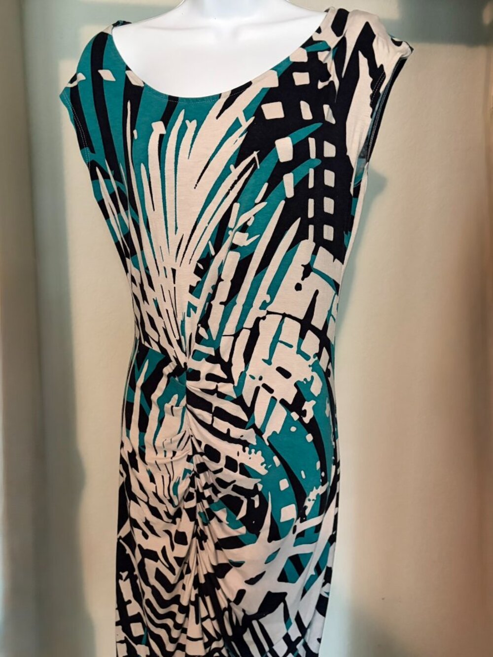 Dress by Three Dots.  Stretchy fabric with attractive design.  Small